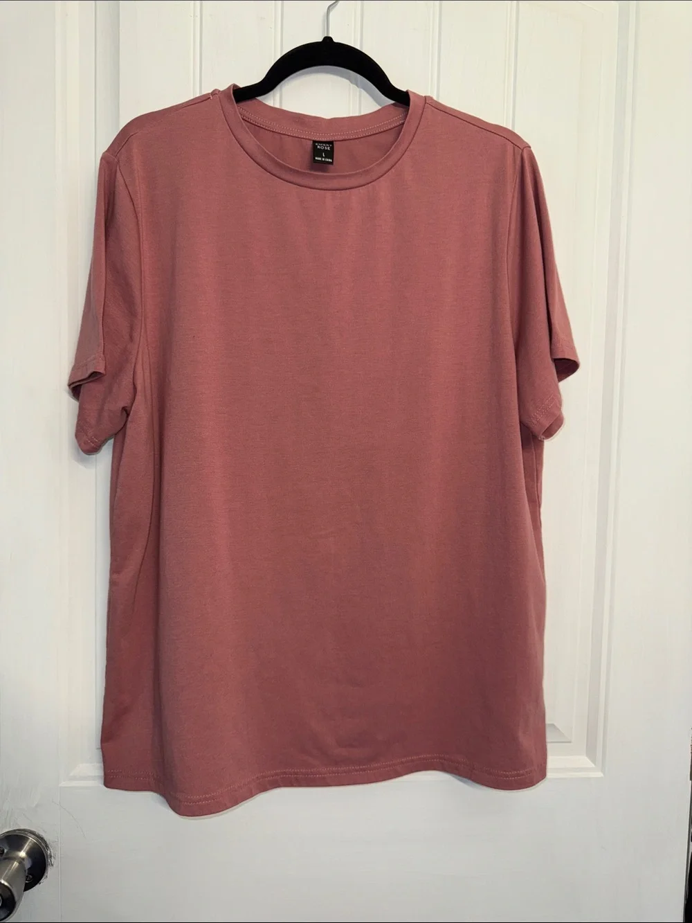 Emery Rose Matching Tee & Shorts Set in Mauve